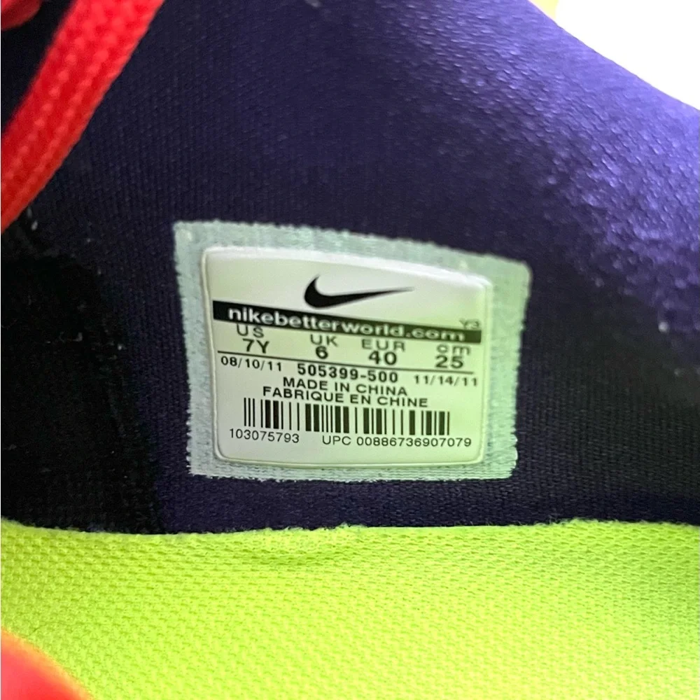 Nike Zoom Kobe 7 VII GS 7Y Christmas Cheetah Purple 505399-500 Women’s Size 8.5 - Picture 9 of 16